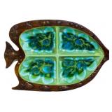 Treasure Craft Divided Fish Tray 11x16