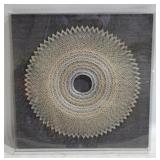 Acrylic encased string art 24 x 24