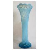 Northwood Opal Blue 11.5" Trunk Vase