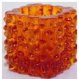 Fenton Amberina Hobnail Toothpick 2.5"