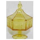 Imperial Gold Springerle Pedestal Candy