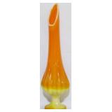 LE Smith Bittersweet Pedestal Swung Vase 15"
