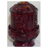 Ruby Indiana Fairy Lamp 7"