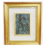 Original Orazio Barbagallo sculpture, encased