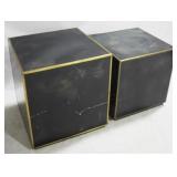 Pair of Vintage Cube Tables