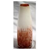 Art Glass Vase - 10" tall