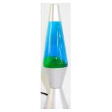 Blue and Green Lava Lamp 14"