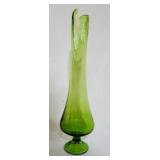 LE Smith Avocado 18" Swung Vase