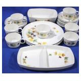 21 Pc Franciscan Indian Summer Dishes