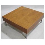 Chrome Leg Coffee Table - 12" x 29" x 29"