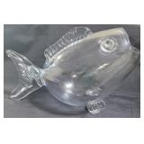 Monumental Blenko Glass Fish Bowl 12 x 18