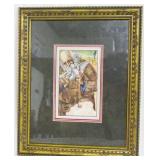 Salvador Dali Framed Illustration, 1946