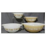 Pyrex Sandalwood 4pc Mixing Bowl Set