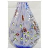 Murano Millefiori Design Vase 11"