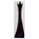 Viking Amethyst Spiral Vase 19.5"
