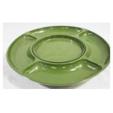Vintage Plastic Serving Dish - 15" round
