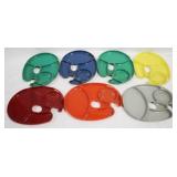 7 pc. Snack-Master Plastic Serving Trays