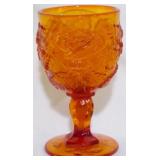 L G Wright Wild Rose Goblet 6.5"