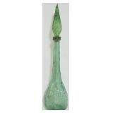 ???????Vintage Green Empoli Decanter
