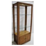 Room Dividing Etagere with Doors