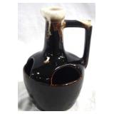 Vintage Brown Drip Planter/Jug - 8.5" tall