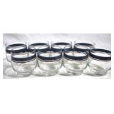 8 Glasses - 3.75" tall