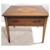 Lane inlaid top one drawer side table