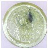 Blenko Jamestown 1985 Souvenir Paperweight