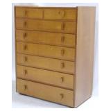 Mid-Century 2 over 6 Chest of Drawers