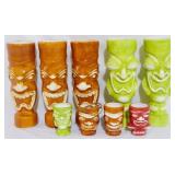 9 Assorted Tiki Shots & Tumblers