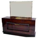 Vintage Mid Century Dresser w/ Mirror 66x66x21
