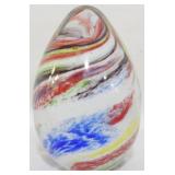 Vintage Glass Paperweight 5"