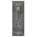 Vintage Glass Decanter 14.5"