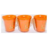3 Burrite Sta-Cold Cups 4"