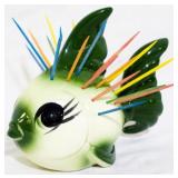 Vintage Fish Toothpick Holder 5"