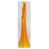 LE Smith Bittersweet 8 Panel Swung Vase 16"