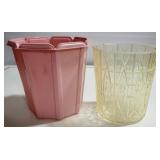 2 Vintage trash cans