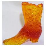 Fenton Amberina Dausy Button Boot 4"