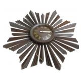 Mid-Century Spartus Starburst Clock 36"