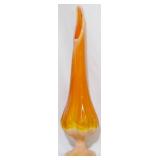 LE Smith Bittersweet Pedestal Swung Vase 16"