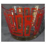 MCM Atomic Glass Bowl 7x9x9