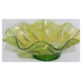 Northwood Ruffled Carnival Bowl 3x8"