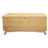 Mid-century lift top cedar chest by Lane