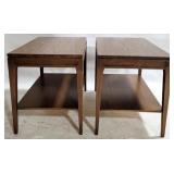 Pair Mid-Century Mersman End Tables