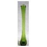 Avocado Green 14" Swung Vase