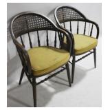 Vintage Pair of Cane Back Chairs