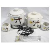 Vintage West Bend Fondue Set