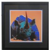 RHINO GICLEE BY ANDY WARHOL