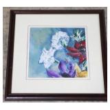 Artist Signed Framed Watercolor