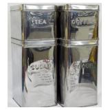 4 Garner Ware Kitchen Canisters